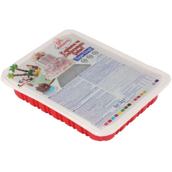 Ovalette Rollfondant Grau 1 kg - 040-004 - Katsan Gıda